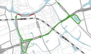 Omleidingsroute Stationsweg